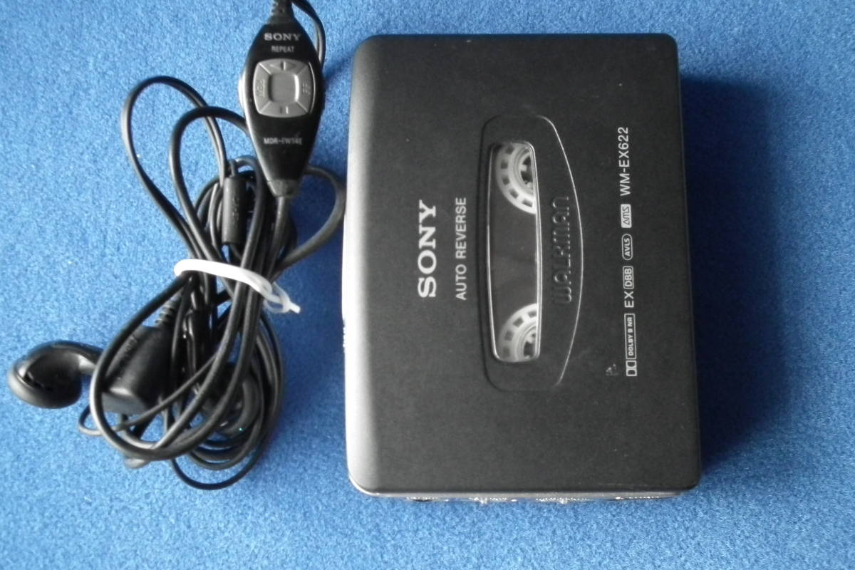整備・美品 SONY カセットウオークマン WM-EX622 ♪