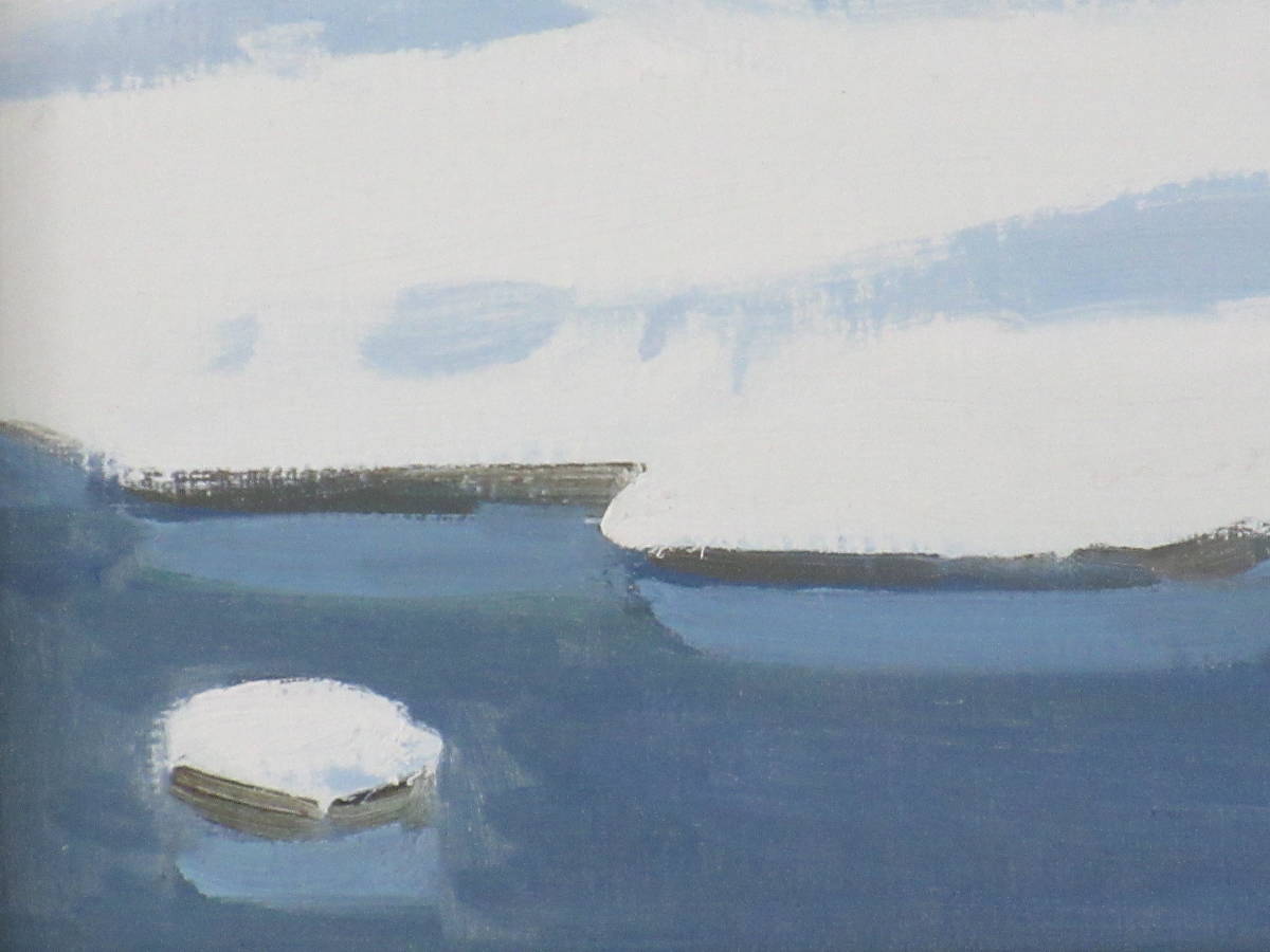野溝嘉彦　伊那谷の秋　油彩　３号 C4983 嘉彦 油絵 やすらぎの風景 野溝 風景画 - 油彩 Yahoo