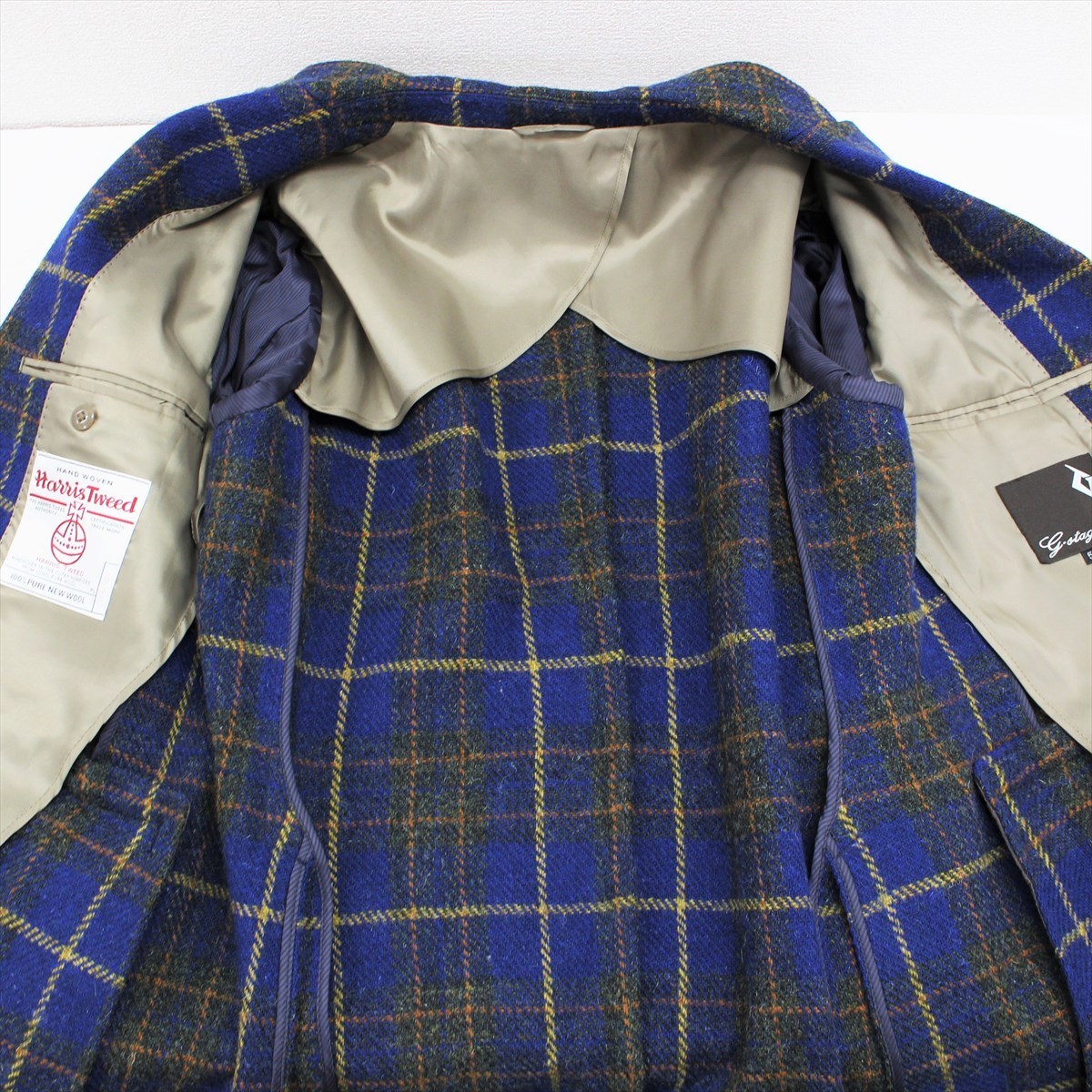G-stage×Harris Tweed ジーステージ×ハリスツイード タータンチェック 