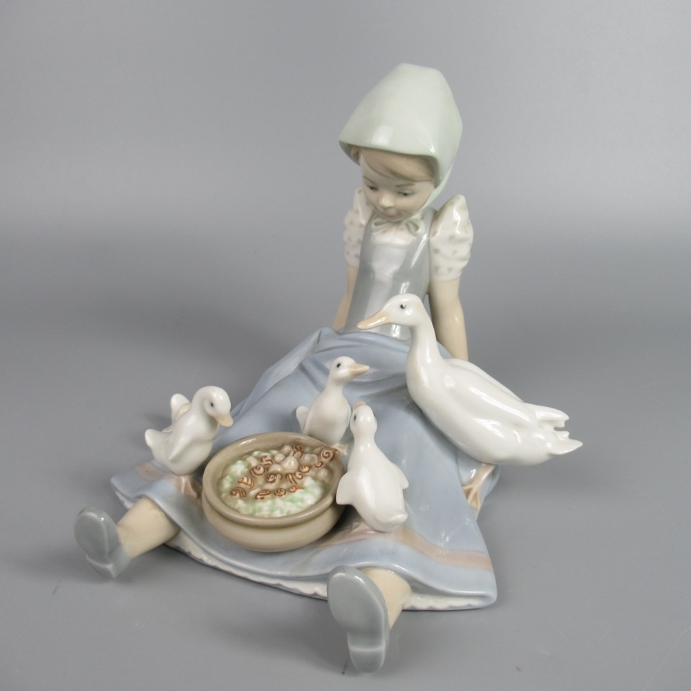Hungry リヤドロ - 0 My Brood ランチタイム 人形 陶器 The アヒル