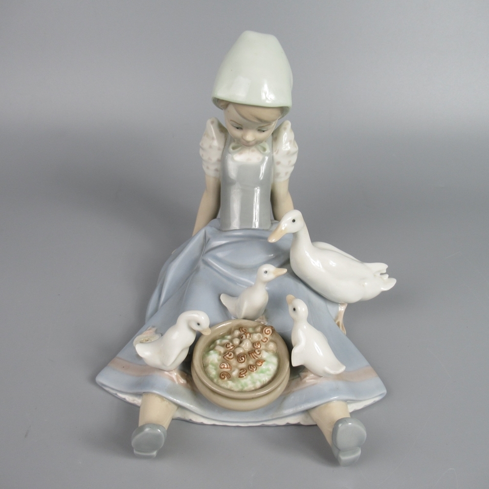 Hungry リヤドロ - 0 My Brood ランチタイム 人形 陶器 The アヒル