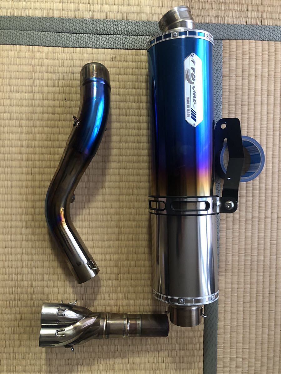 NTX644GTD-CLK ノジマエンジニアリング フルエキゾースト DLCチタン 4