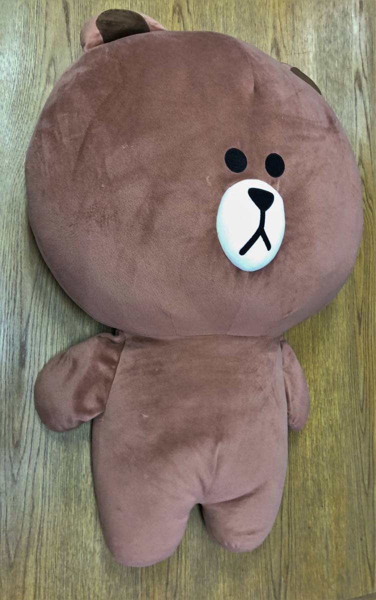 北海道 セイコーマート 数量限定 Line Friends ブラウン 特大 ぬいぐるみ ビッグ クマ ベア 大きい レア コレクション 0909 キャラクター 売買されたオークション情報 Yahooの商品情報をアーカイブ公開 オークファン Aucfan Com