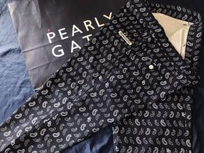 数量限定，SALE 本物 14462206 PEARLY GATES パーリーゲイツ/6 サイズLL 超 2020年ペイズリー小紋柄プリントパンツ(84cm～)｜売買されたオークション情報、yahooの商品情報をアーカイブ公開 - オークファン パンツ、スラックス