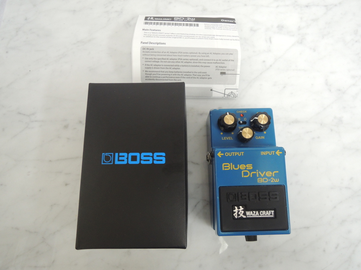 BD-2W Blues Driver BOSS Waza Craft ボス Pedal WAZA Boss (J