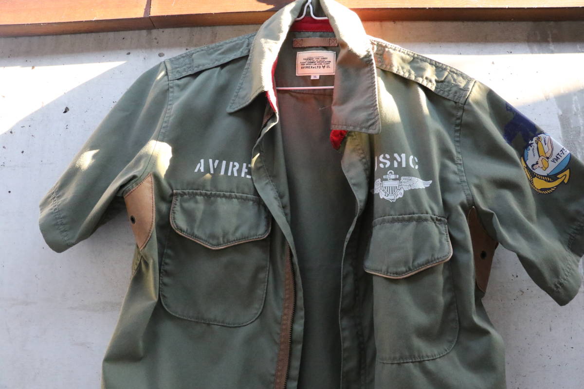 SHORT AVIREX アヴィレックス SHIRTS WORK ZIP UP 《WOMAN》CAMOUFLAGE 