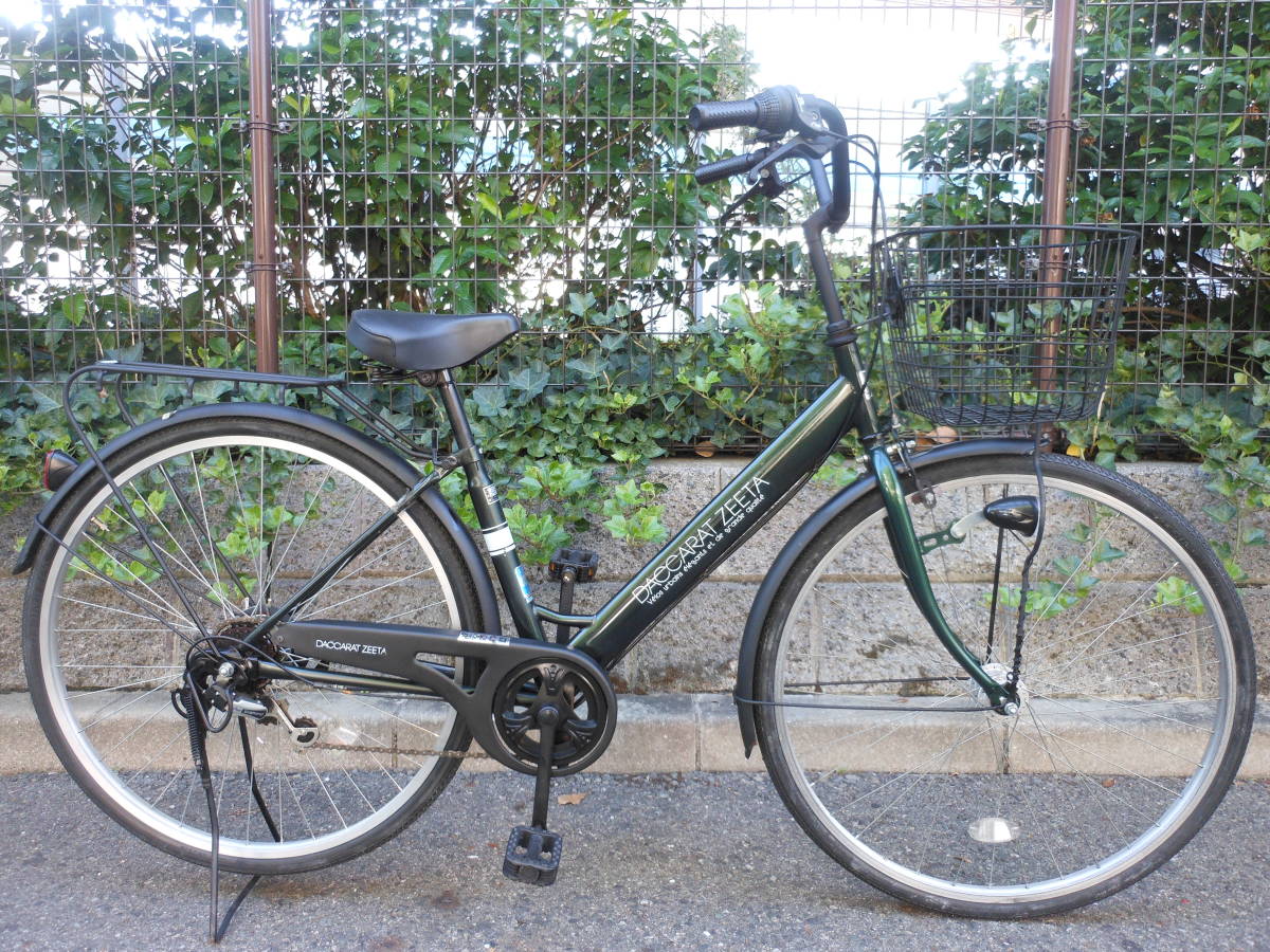 お買い得，HOT I13 タイヤ前後 SHIMANO/外装6段変速 LEDオートライト 整備/清掃済 27インチ 深緑 BAA ファッションサイクル 自転車(27インチ～)｜売買されたオークション情報、yahooの商品情報をアーカイブ公開 - 27インチ～