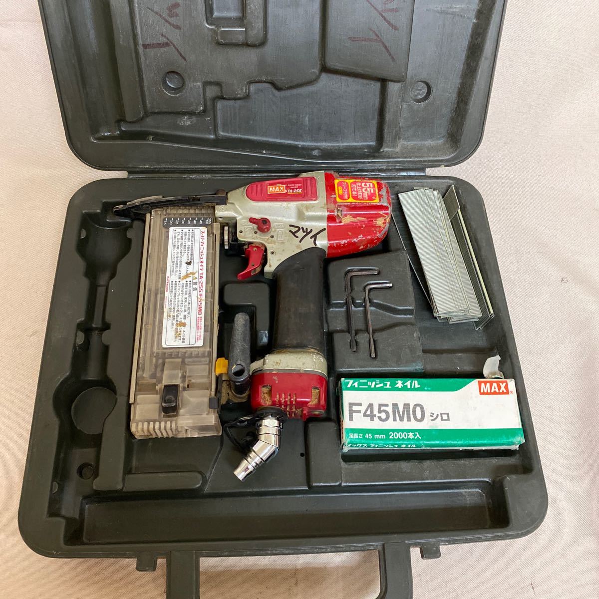 ◇中古 MAX スーパーフィニッシュネイラー◇マックス 55mm 常圧釘打ち 