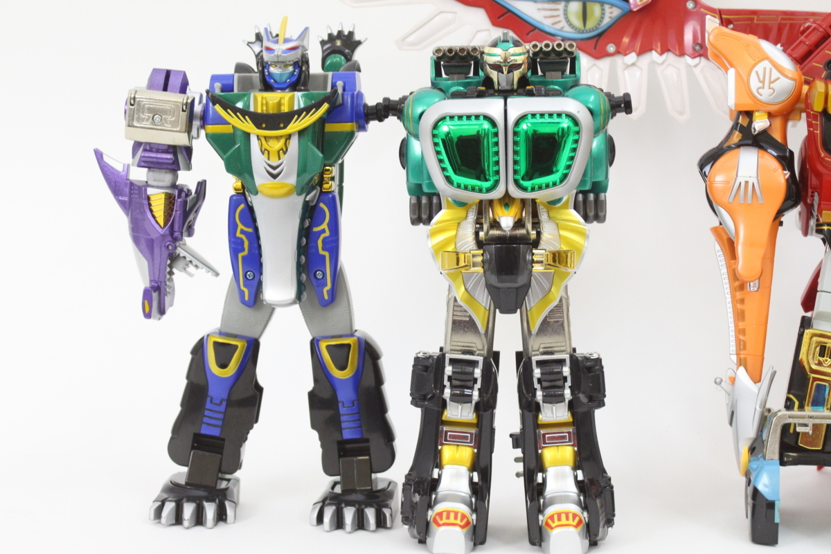 百獣戦隊ガオレンジャー□ 超合金 DXガオイカロス/ガオキング 