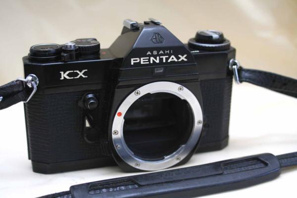 PENTAX ペンタックス 昔の高級一眼レフカメラ KX 黒ボディ 希少な作動