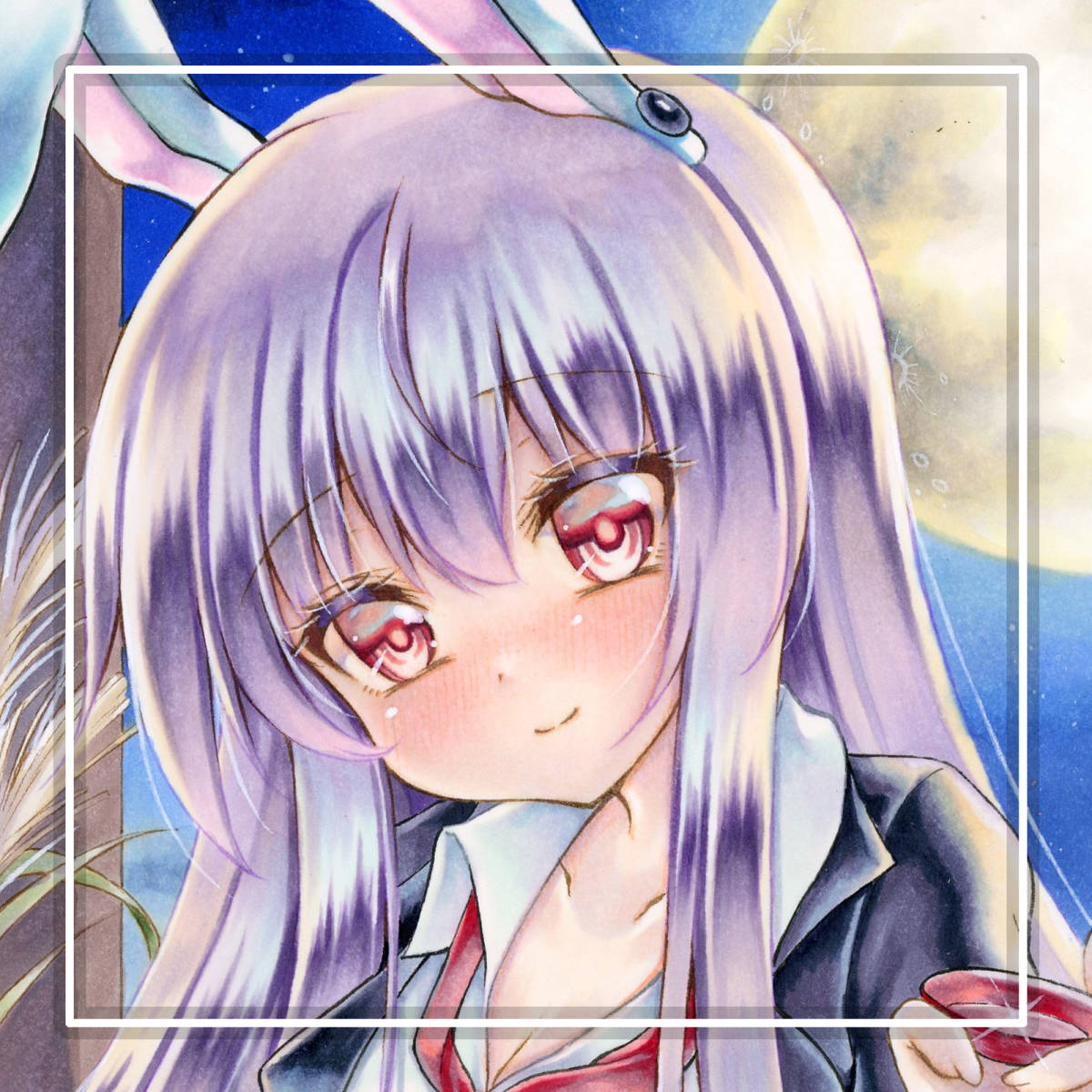 同人手描きイラスト【東方Project】鈴仙・優曇華院・イナバ☆うどんげ