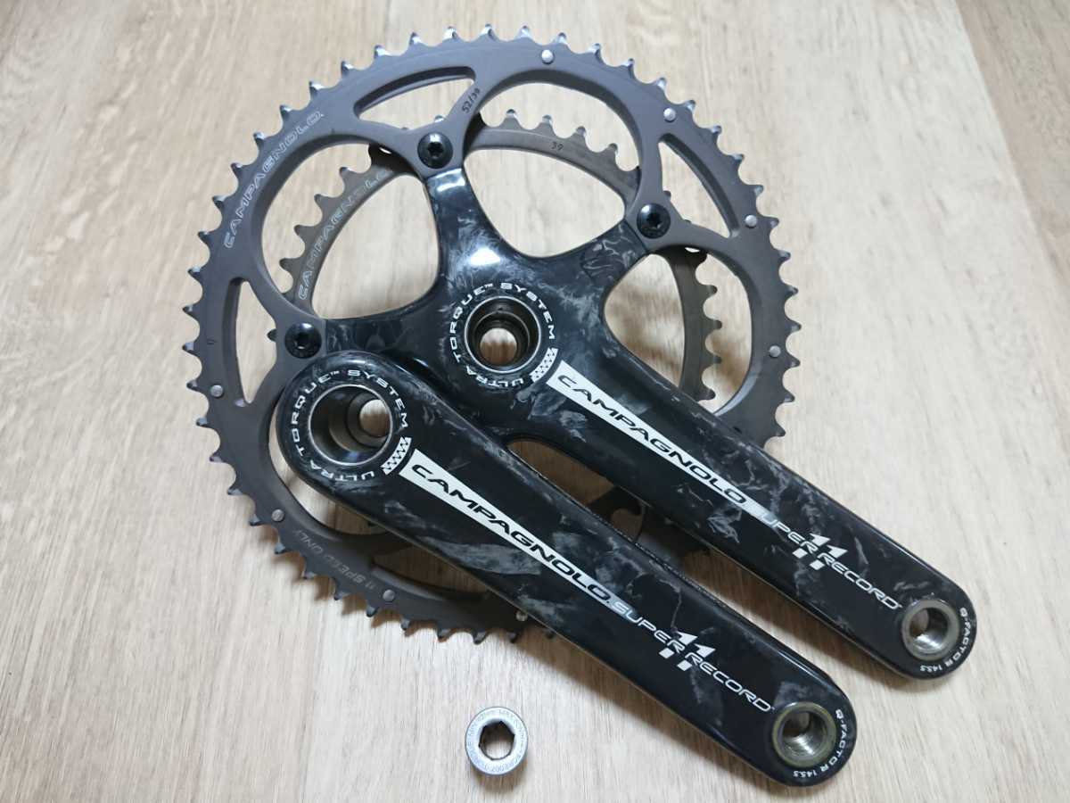 高品質，人気セール campagnolo super record 170mm 52-39T カンパニョーロ スーパーレコード クランク ＢＢつき(クランク)｜売買されたオークション情報、yahooの商品情報をアーカイブ公開 - オークファン クランク