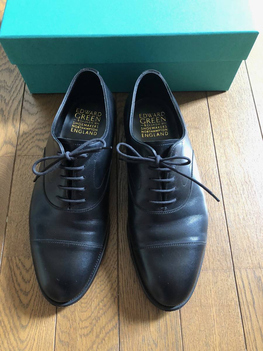 EDWARD GREEN CHELSEA UK8 202F 美品 Edward Green Chelsea in Black