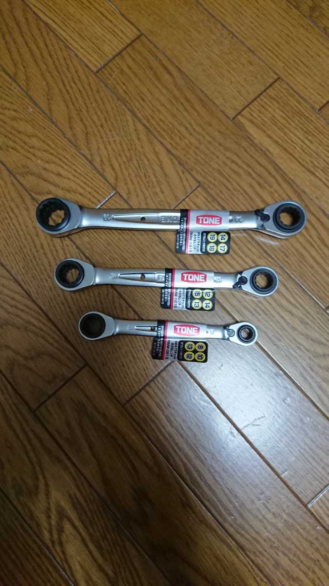 新品，新作 TONE 4wayラチェット メガネレンチ(めがねレンチ)｜売買されたオークション情報、yahooの商品情報をアーカイブ公開 - オークファン めがねレンチ