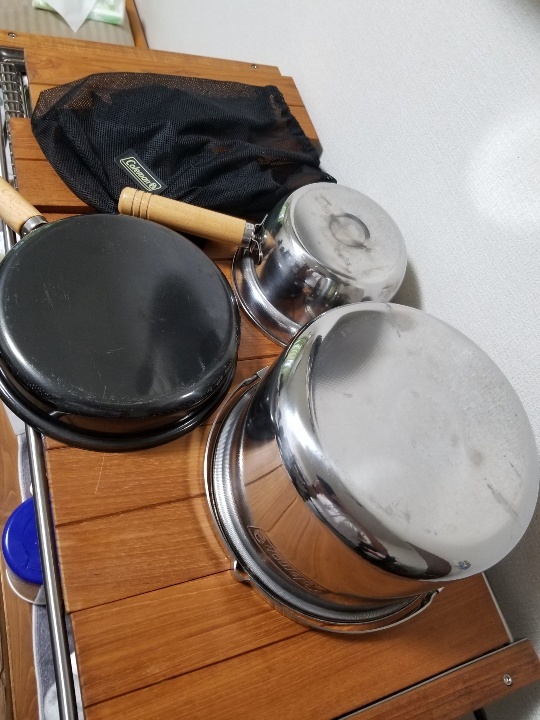 Coleman コールマン クッカーセット 中古 アウトドアクッカーセット | クッカー (コールマン) パックアウェイクッカーセット アウトドア用品・アウトドアグッズの中古通販 PEAK1 中古アウトドア - 1&frasl;ソロクッカーセット PEAK 0
