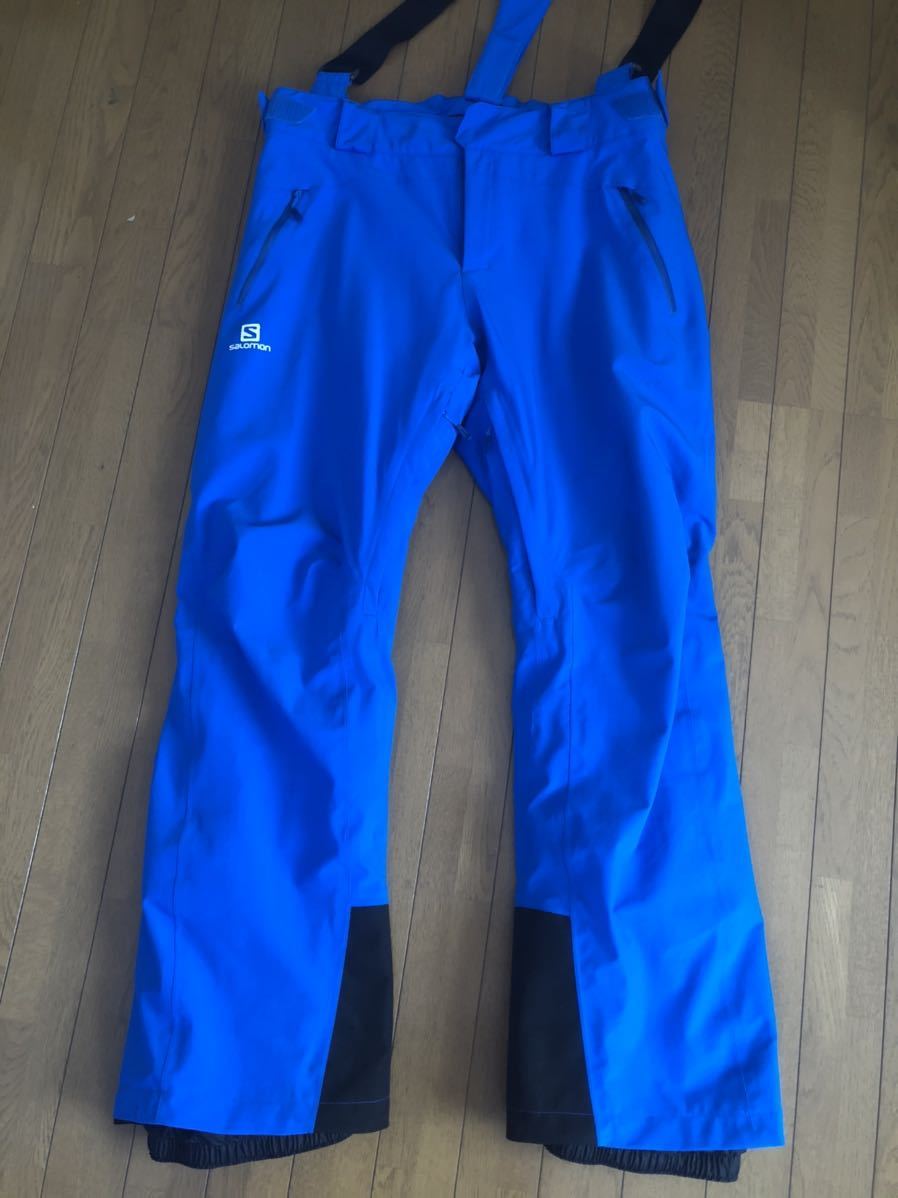 SALOMON サロモン スキーパンツ サイズ：XL ブルー 男性用 スポーツ
