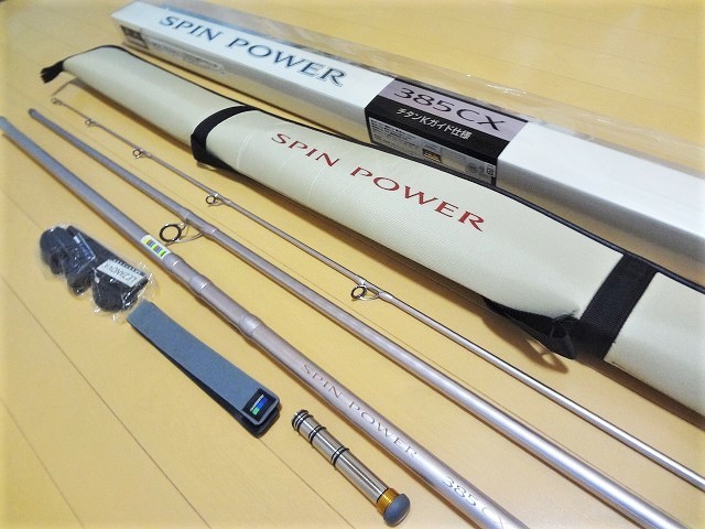 | イシグロ公式オンラインショップ １１スピンパワー３８５ＣＸ シマノ １１スピンパワー３８５ＢＸ（並継） スピンパワー385CXの通販 スピンパワー(並継) シマノ(SHIMANO) スピンパワー 並継投げ 投げ釣り&frasl;ロッド&frasl;○スピンパワー（並継） 東海つり具 : 竿 385CX (ストリップ仕様