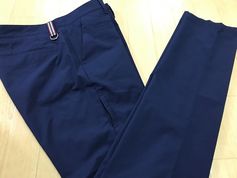 ロングパンツ GOLF Kappa カッパ カッパゴルフ KAPPA ゴルフ メンズ 在庫処分! | ゴルフウェア 黒 チェック ストレッチロングパンツ サイズ:82 ブルー系