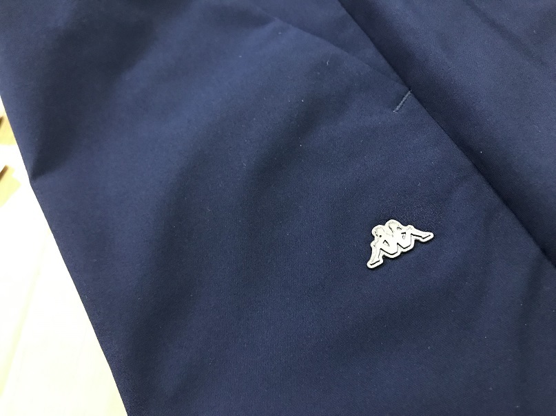 ロングパンツ GOLF Kappa カッパ カッパゴルフ KAPPA ゴルフ メンズ 在庫処分! | ゴルフウェア 黒 チェック ストレッチロングパンツ サイズ:82 ブルー系
