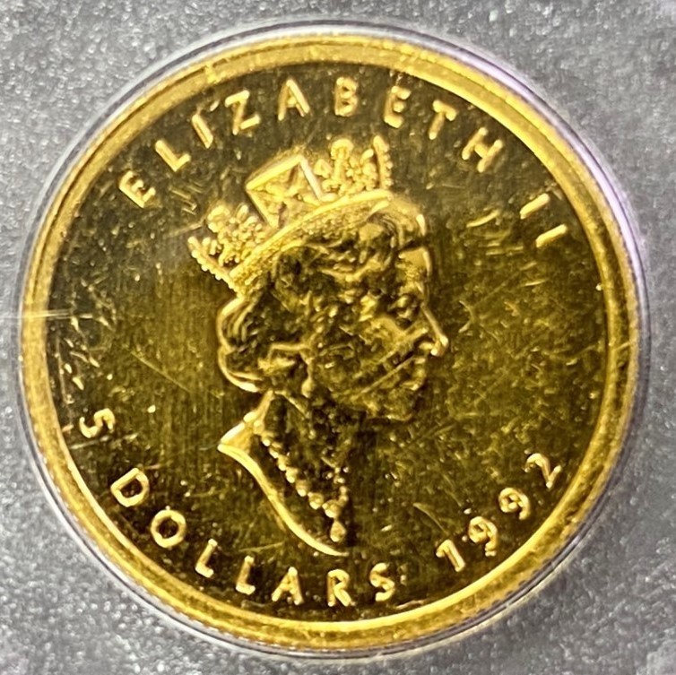 エリザベス -金貨 1992年 エリザベス女王2世 メープルの 2026年最新