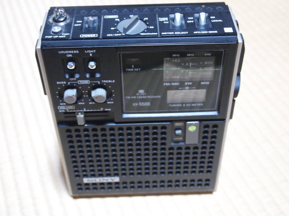 【ジャンク】SONY スカイセンサー ICF-5500A ソニースカイセンサー SONY ICF-5500 ジャンク SONY - SONY ソニー ICF