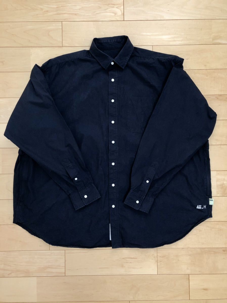 ビッグシャツ BIG SSZ SHIRT AH.H ネイビー - BEAMS 公式通販 AH 