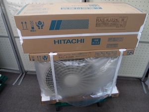 未使用品　 未開封品　日立　ルームエアコン　■RAS-KJ22K■白くまくん □未使用 未開封品 日立 ルームエアコン RAS-KJ22K(W)□白くまくん