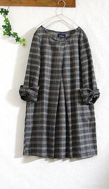 アズノウアズ チェック襟リボン袖ワンピースbwゆったり アズノウアズ 売買されたオークション情報 Yahooの商品情報をアーカイブ公開 オークファン Aucfan Com