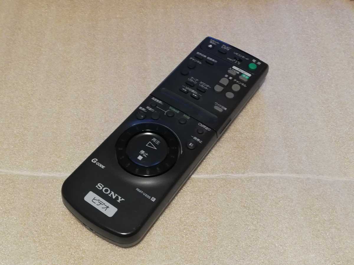 SONY VHS Hi8 8mmビデオ リモコン RMT-V235 RMT-V235 ソニー WV-H5