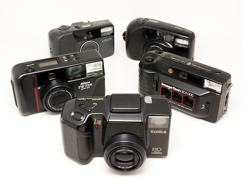 ジャンク品 カメラ5台セット 現状品 フィルムカメラ コンパクトカメラ