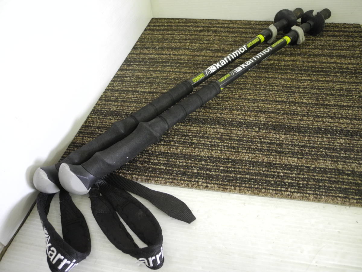  ＃karrimor カリマー カーボン アンチショック トレッキングポール 2本セット 登山 トレッキングステッキ 杖＃(トレッキングステッキ)｜売買されたオークション情報、yahooの商品情報をアーカ トレッキングステッキ