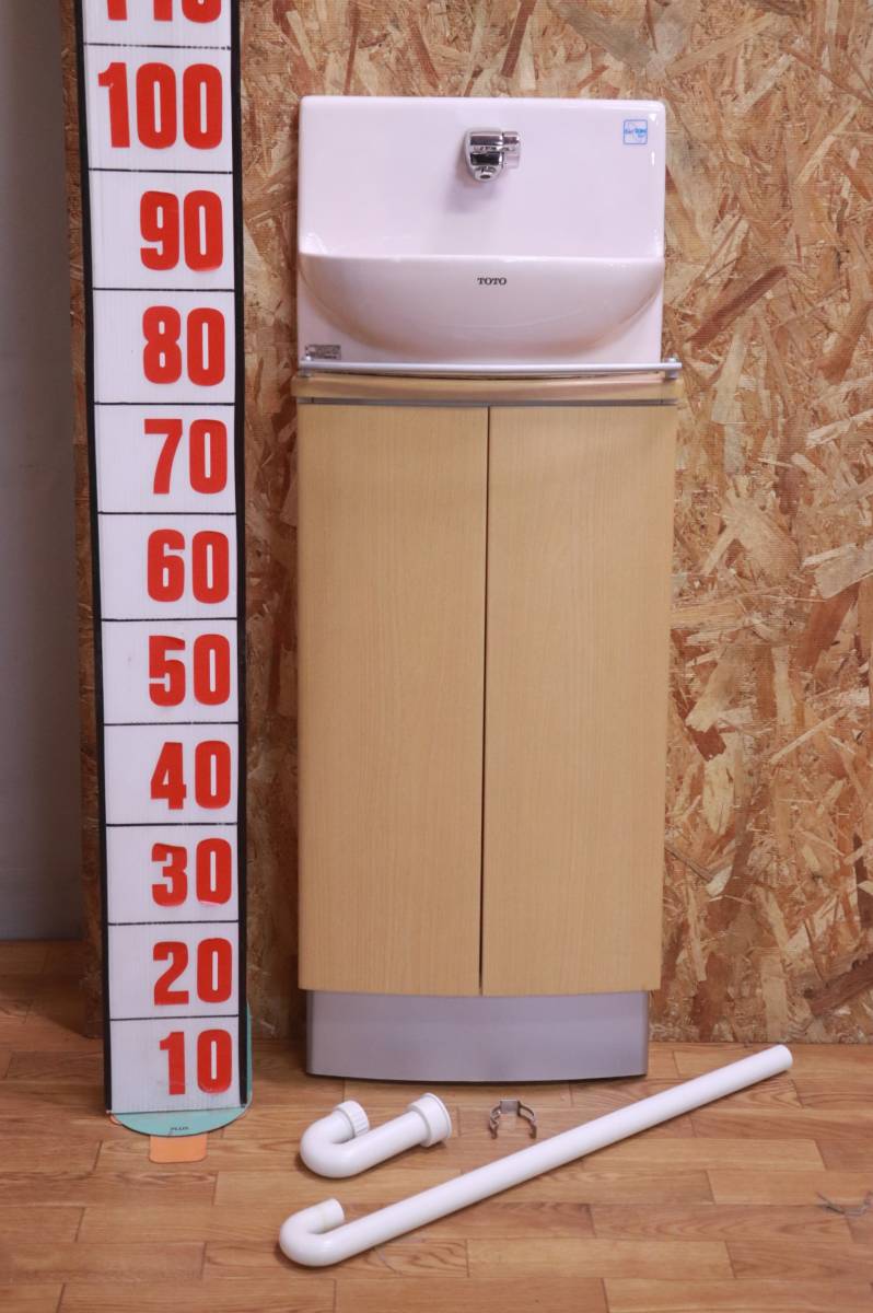 手洗い器 キャビネット TOTO 蛇口 TL651AXB 手洗いボール 陶器 トイレ手洗い■(F1070)