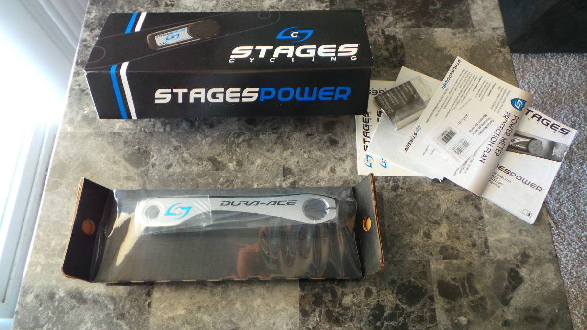  STAGES ステージス SHIMANO シマノ FC-9000 DURA-ACE パワーメータークランク 167.5mm 左アーム 第2世代(クランク)｜売買されたオークション情報、yahooの商品情報をアーカイブ公開 - オークファン クランク
