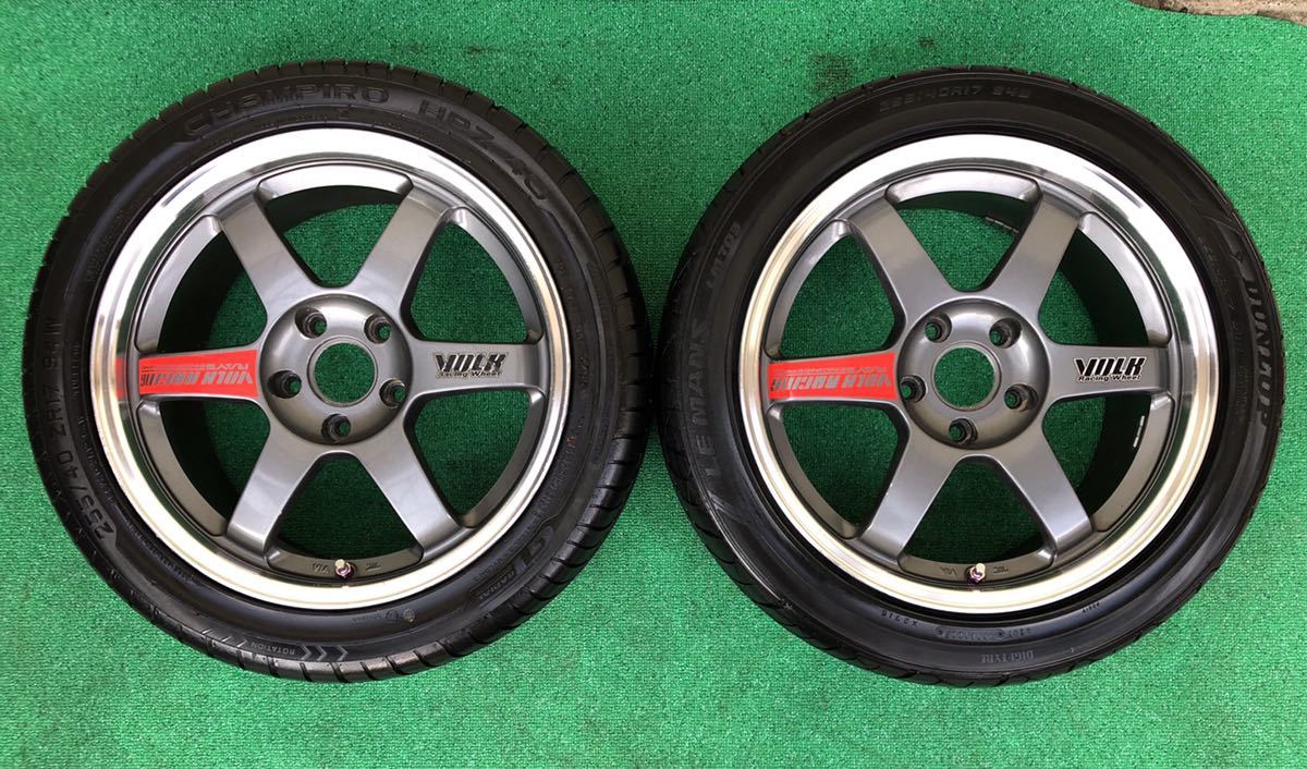 RAYS VOLK Racing 鍛造 レイズ ボルクレーシング LE37T 17インチタイヤ