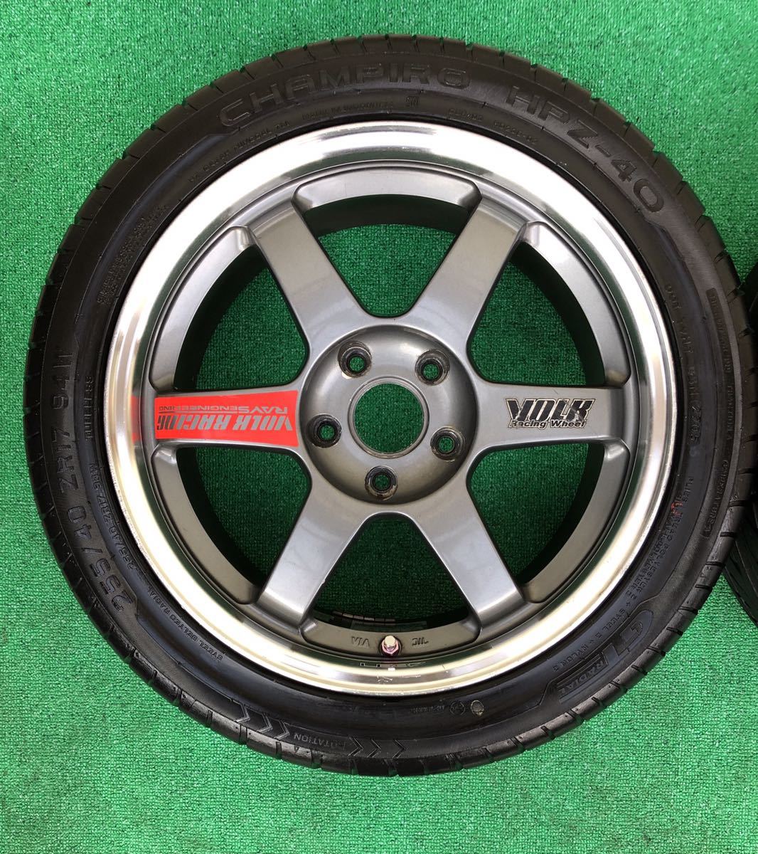 RAYS VOLK Racing 鍛造 レイズ ボルクレーシング LE37T 17インチタイヤ