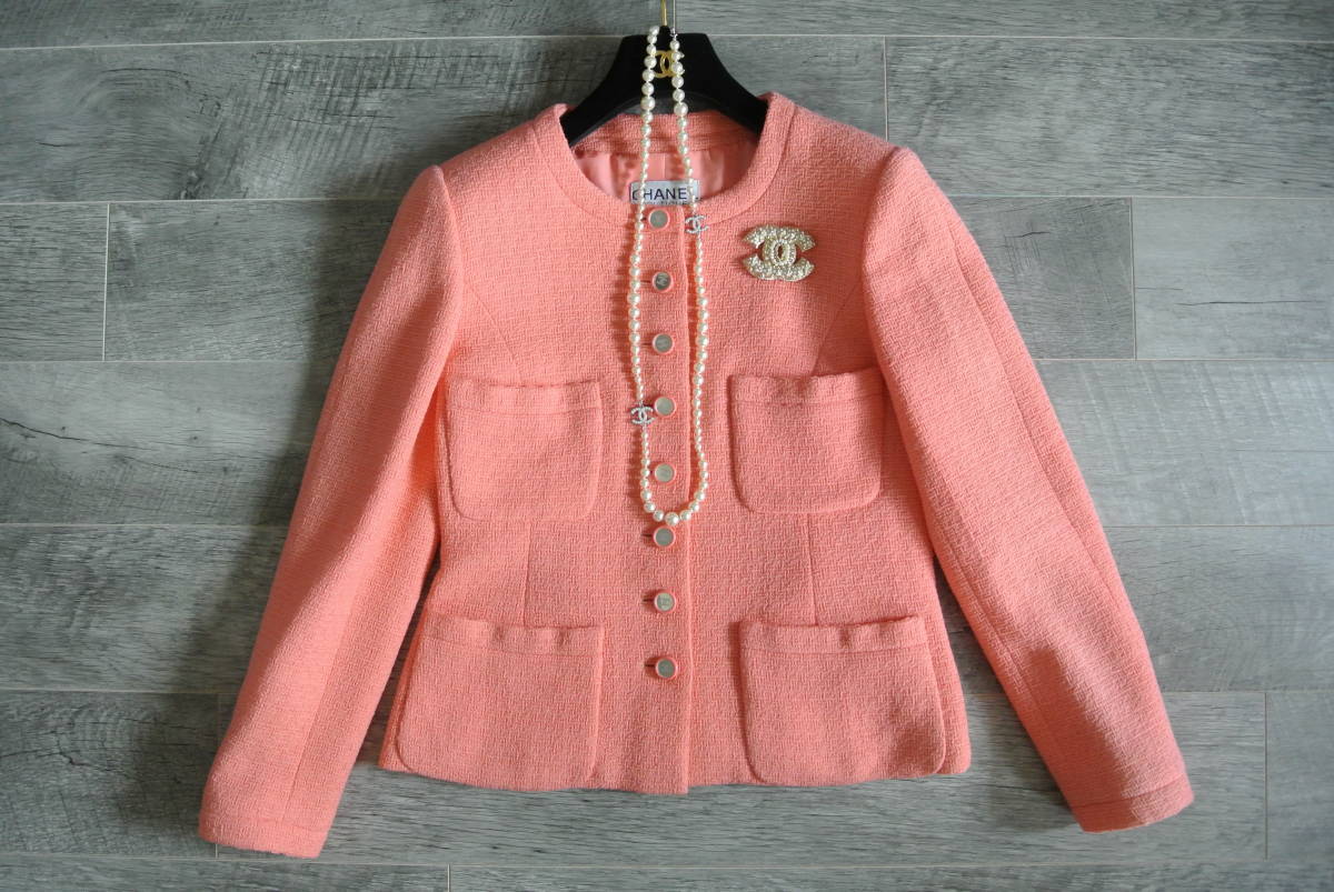 未使用 超希少品！ CHANEL スーツ vintage 1995年 ビンテージ シャネル 