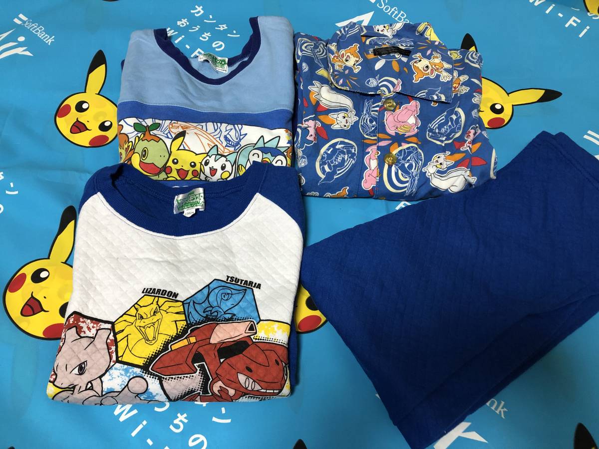 ポケモンのパジャマ 130cm 他にも出てきました 130 125 134cm 売買されたオークション情報 Yahooの商品情報をアーカイブ公開 オークファン Aucfan Com