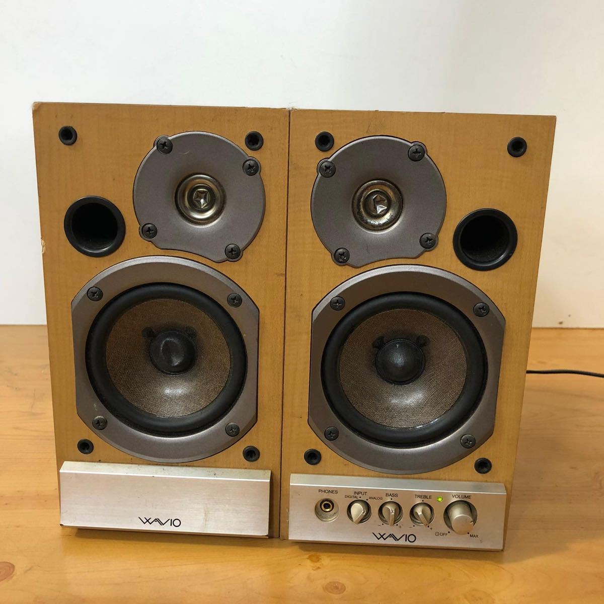 ONKYO：POWERED SPEAKER SYSTEM／パワードスピーカーシステム、GX-D90、動作確認済み！ ONKYO パワードスピーカーシステム WAVIO #onkyo #fostex B40050