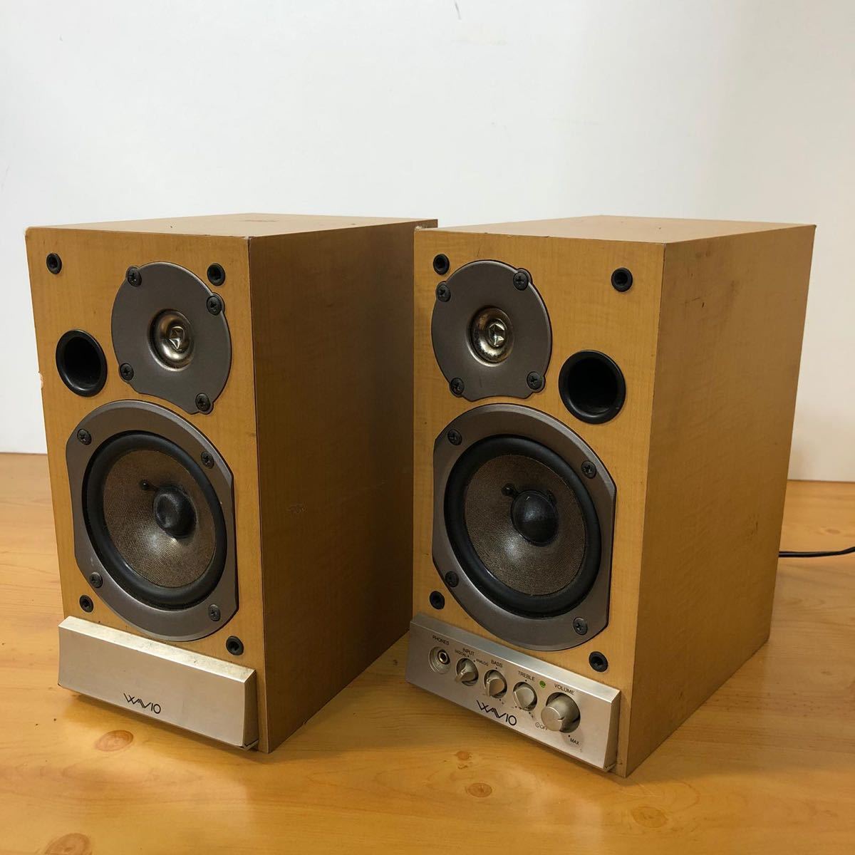 ONKYO：POWERED SPEAKER SYSTEM／パワードスピーカーシステム、GX-D90、動作確認済み！ ONKYO パワードスピーカーシステム WAVIO #onkyo #fostex B40050