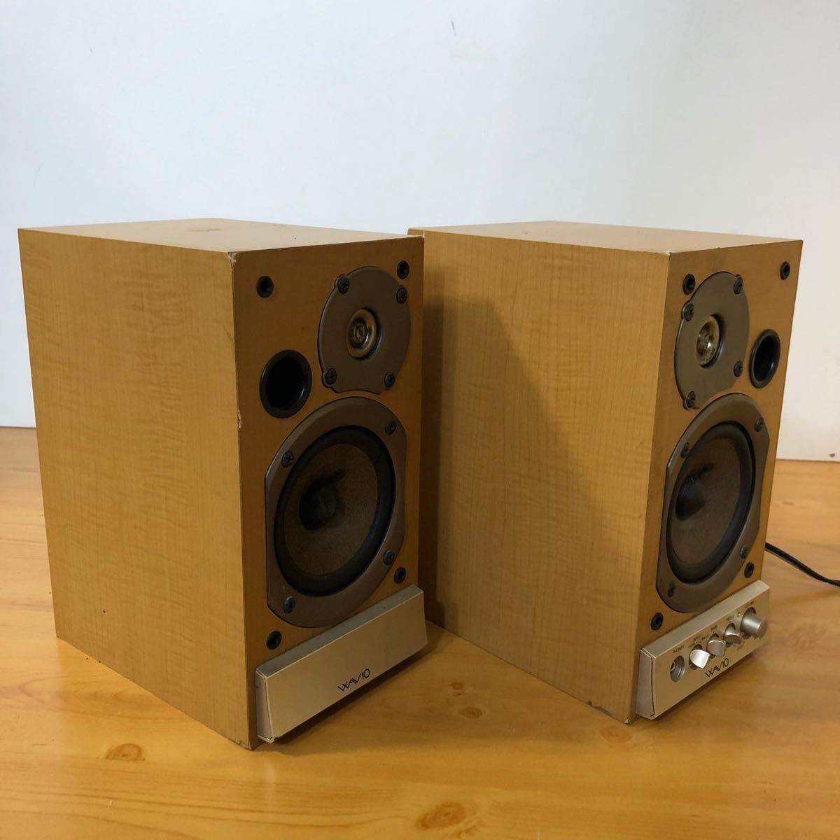 ONKYO：POWERED SPEAKER SYSTEM／パワードスピーカーシステム、GX-D90、動作確認済み！ ONKYO パワードスピーカーシステム WAVIO #onkyo #fostex B40050