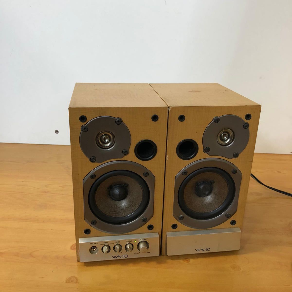 ONKYO：POWERED SPEAKER SYSTEM／パワードスピーカーシステム、GX-D90、動作確認済み！ ONKYO パワードスピーカーシステム WAVIO #onkyo #fostex B40050