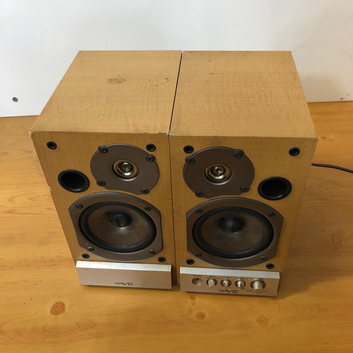 ONKYO：POWERED SPEAKER SYSTEM／パワードスピーカーシステム、GX-D90、動作確認済み！ ONKYO パワードスピーカーシステム WAVIO #onkyo #fostex B40050