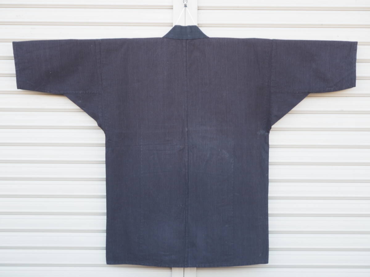 古い木綿盲縞半纏 着丈約83.5cm 着用可能 古布36(一般)|売買されたオークション情報、yahooの商品情報をアーカイブ公開 ...