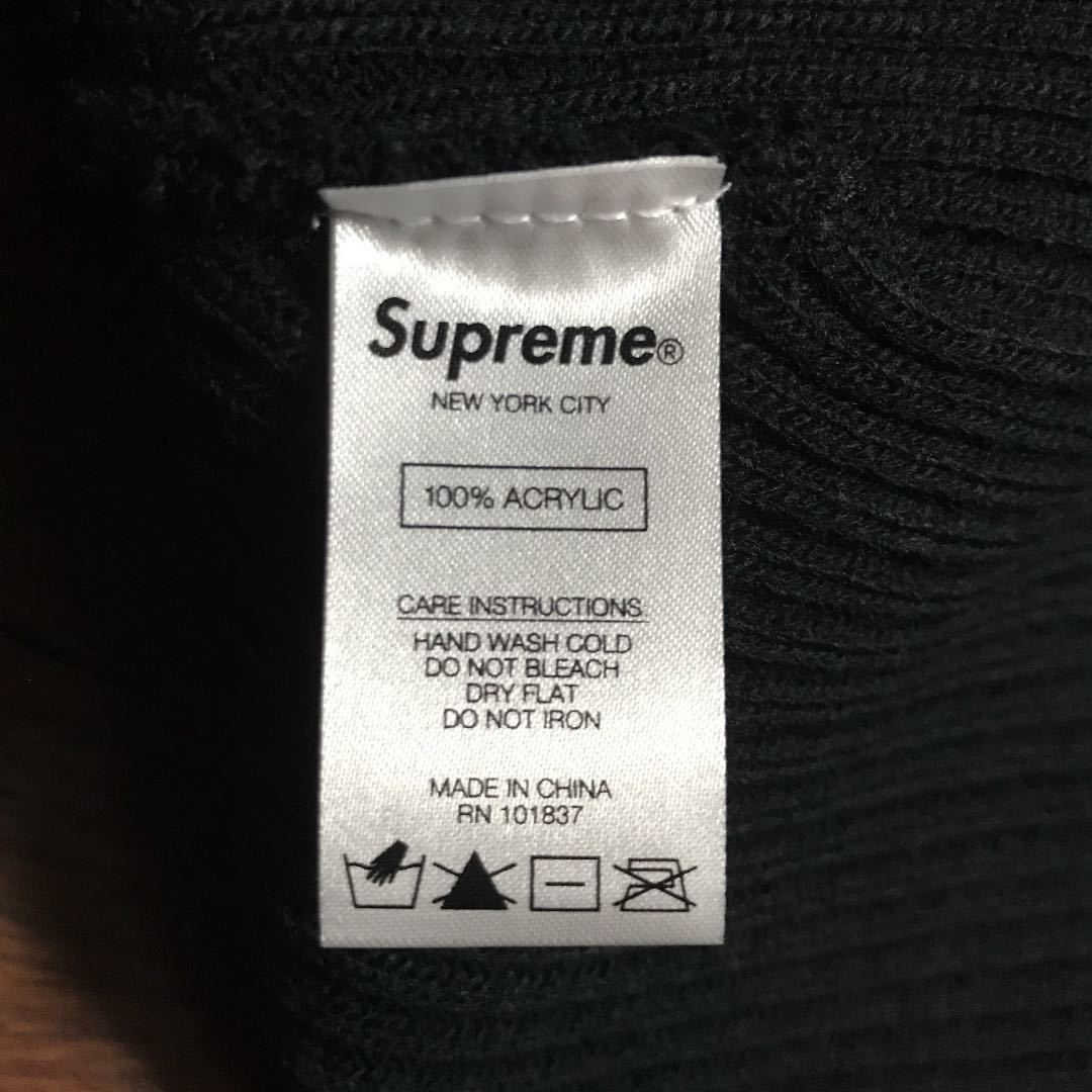 supreme wide rib beanie ブラック Supreme シュプリーム ニット