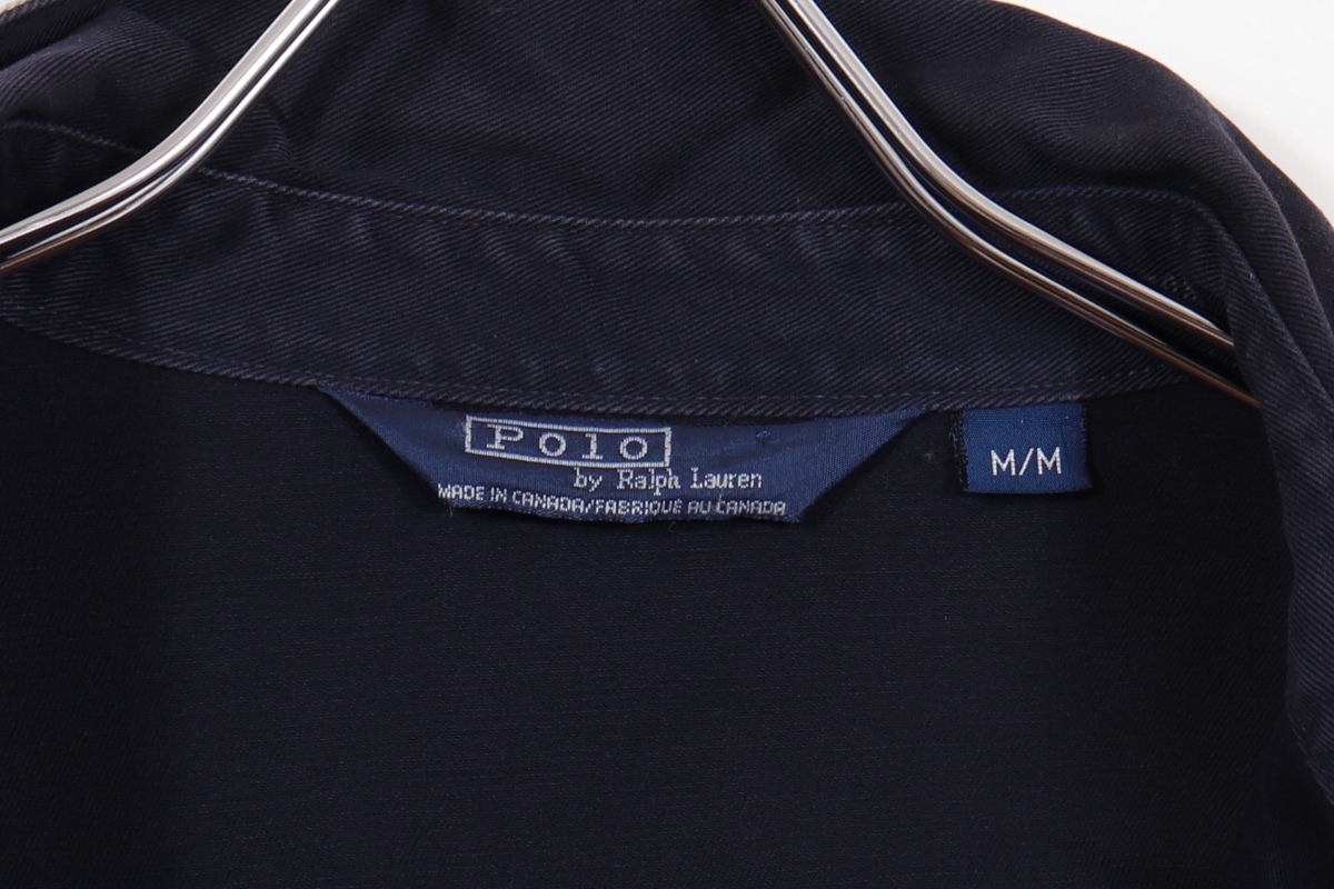 ※送料無料※ Polo Ralph Lauren スイングトップ Mサイズ ポロ ラルフローレン ジャケット ブルゾン 紺 D103 POLO RALPH ラルフローレン (ポロラルフローレン) LAUREN ブラック