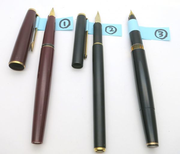 1円スタート 万年筆 MONTBLANC モンブラン 3本セット ペン先刻印無