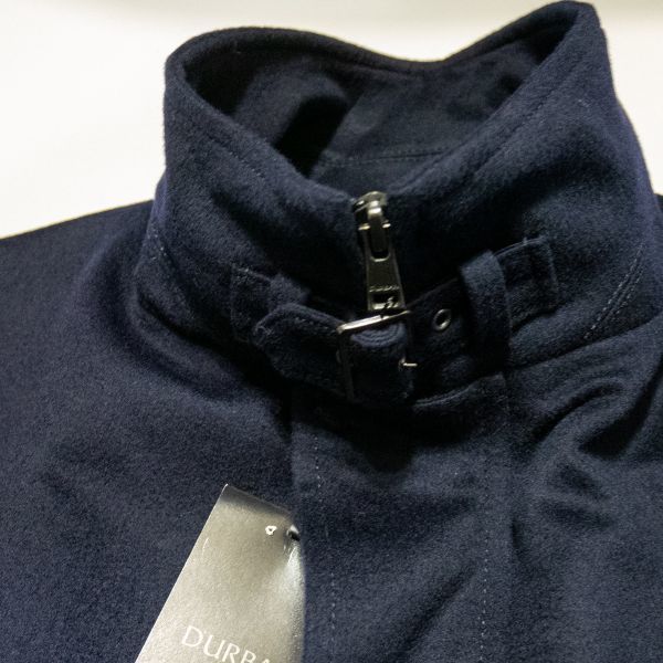 極美品♢D'URBAN ロロピアーナ DOESKIN スタンドカラーコート D173M 新品!秋冬13.2万 日本製 ダーバン LORO PIANA 高級ウール
