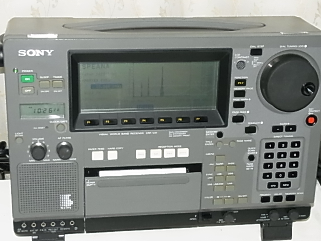 ♪珍しい受信機 SONY 【CRF-V21】 電源は入ります。ラジオ受信します 管理201005100