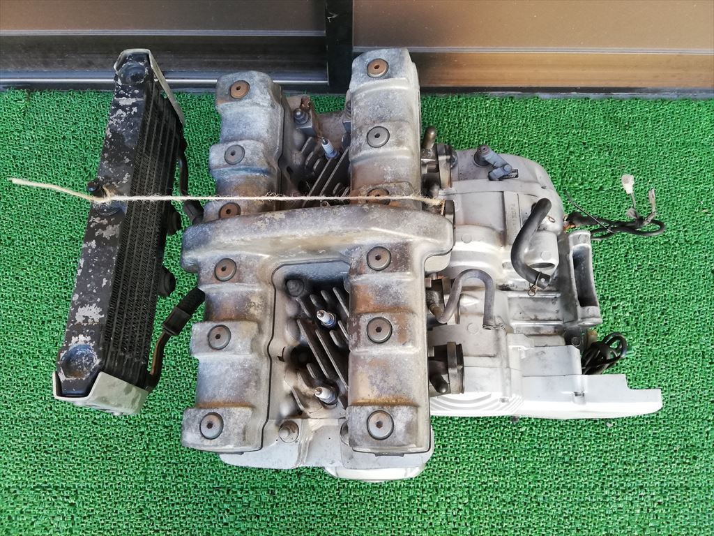 xjr400 4hm初期型エンジン　実働外し XJR400R xjr400 XJR400 実働外し XJR400(4HM) 4hm初期型エンジン