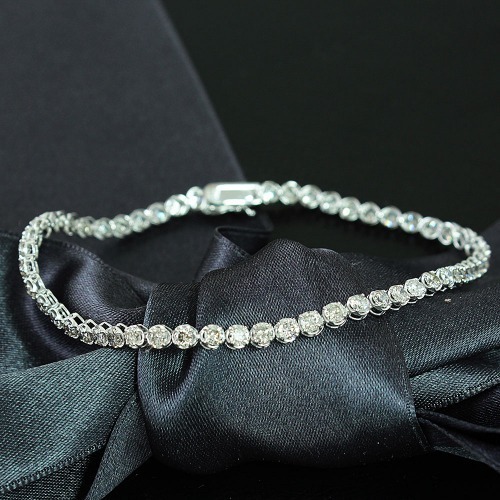ダイヤモンド テニス テニスブレスレット ブレスレット 3ct Pt900 3ct 